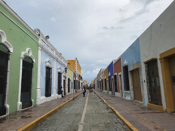 San Francisco de Campeche; Calles del Centro. Campeche: Mundo maya 
